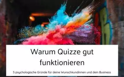 Warum funktionieren Quizze so gut?
